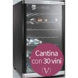Candy CCV150 Frigorifero Cantina completa di 30 selezioni di vini